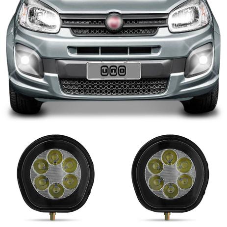 Par Farol de Milha 6 Leds Novo Uno 2010 2011 2012 2013 2014 2015 2016 2017 2018 Auxiliar Neblina - Prime Menor preço em Par Farol de Milha 6 Leds Novo Uno 2010 2011 2012 2013 2014 2015 2016 2017 2018 Auxiliar Neblina - Prime