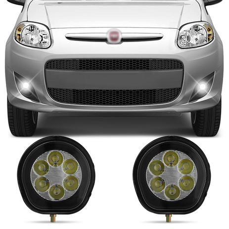 Par Farol de Milha LED Lâmpada Integrada Linha Fiat 12V 3W Auxiliar Neblina - Shocklight Menor preço em Par Farol de Milha LED Lâmpada Integrada Linha Fiat 12V 3W Auxiliar Neblina - Shocklight