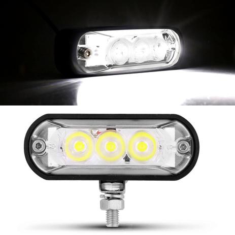 Par Farol de Milha Strobo AJK Prova DÁgua 3 LEDs 3W 12V Retangular Pro Articulado Super Branca - Ajk eletronics Menor preço em Par Farol de Milha Strobo AJK Prova DÁgua 3 LEDs 3W 12V Retangular Pro Articulado Super Branca - Ajk eletronics