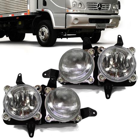 Par Farol Duplo Caminhao Mb Accelo 815 915c 1016 08 09 10 11 12 13 14 15 16 Lente Vidro - Orgus Menor preço em Par Farol Duplo Caminhao Mb Accelo 815 915c 1016 08 09 10 11 12 13 14 15 16 Lente Vidro - Orgus