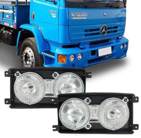 Par Farol Duplo Caminhao Mercedes 1714 914 1618 2420 2423 2428 712c 1215c Mb - FORTLUZ Menor preço em Par Farol Duplo Caminhao Mercedes 1714 914 1618 2420 2423 2428 712c 1215c Mb - FORTLUZ