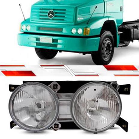 Par farol duplo mercedes 1620 lk2638 ls1938 710 712 715 812 em diante - ORGUS Menor preço em Par farol duplo mercedes 1620 lk2638 ls1938 710 712 715 812 em diante - ORGUS