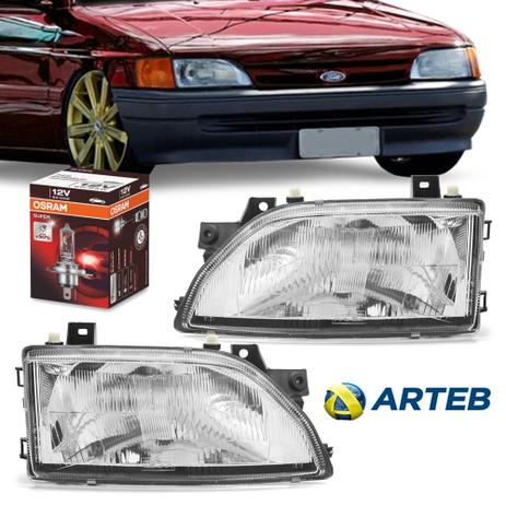 Par Farol Escort Sapao Verona Europeu 1993 1994 1995 1996 Original Arteb Com Lampadas Osram Menor preço em Par Farol Escort Sapao Verona Europeu 1993 1994 1995 1996 Original Arteb Com Lampadas Osram