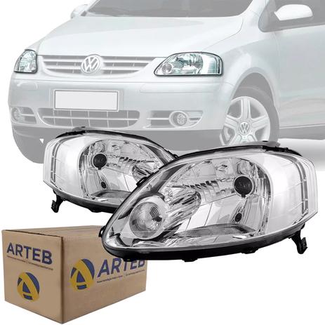 Par Farol Fox CrossFox Spacefox 03 2004 2005 2006 2007 2008 2009 Foco Simples Cromado Original Arteb Menor preço em Par Farol Fox CrossFox Spacefox 03 2004 2005 2006 2007 2008 2009 Foco Simples Cromado Original Arteb