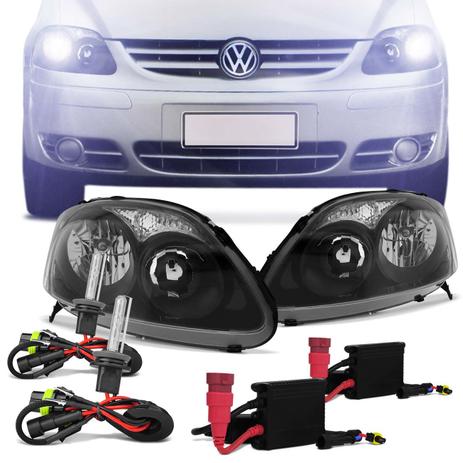 Par Farol Fox CrossFox SpaceFox 2003 a 2009 Máscara Negra Foco Duplo Pisca Integrado + Xênon 6000K - Prime Menor preço em Par Farol Fox CrossFox SpaceFox 2003 a 2009 Máscara Negra Foco Duplo Pisca Integrado + Xênon 6000K - Prime