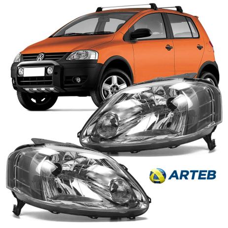 Menor preço em Par Farol Fox Crossfox Spacefox 2004 2005 2006 2007 2008 2009 A 2010 Arteb
