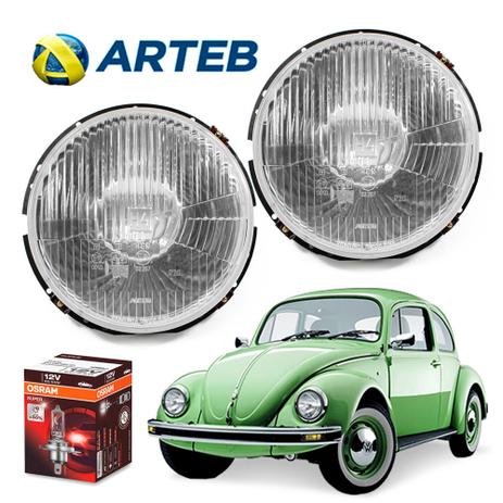 Par Farol Fusca Itamar Fafa Kombi 1975 1976 1977 1978 1979 1980 1981 A 2014 Arteb Com Lâmpadas Osram Menor preço em Par Farol Fusca Itamar Fafa Kombi 1975 1976 1977 1978 1979 1980 1981 A 2014 Arteb Com Lâmpadas Osram