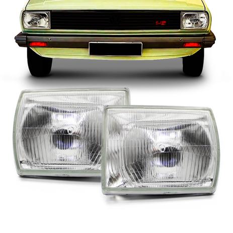Par Farol Gol Bx Ar 1980 1981 1982 1983 1984 1985 Lente Vidro - Orgus Menor preço em Par Farol Gol Bx Ar 1980 1981 1982 1983 1984 1985 Lente Vidro - Orgus