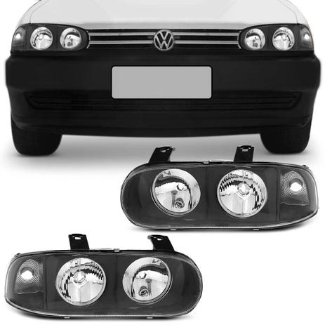 Par Farol Gol G2 1996 a 2002 Saveiro G2 1998 a 2000 Parati G2 1996 a 1999 Máscara Negra Foco Duplo - Rcd Menor preço em Par Farol Gol G2 1996 a 2002 Saveiro G2 1998 a 2000 Parati G2 1996 a 1999 Máscara Negra Foco Duplo - Rcd
