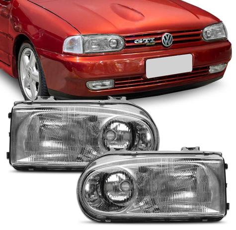 Par Farol Gol Parati Saveiro Bola GTI TSI 1995 1996 1997 1998 1999 Foco Duplo Lente Estriada - Rcd é boa?