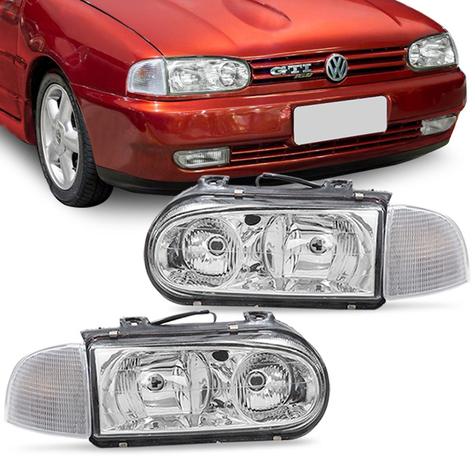 Par Farol Gol Parati Saveiro Bola GTI TSI 95 96 97 98 99 Foco Duplo Liso e Pisca Cristal 04 Peças - Rcd Menor preço em Par Farol Gol Parati Saveiro Bola GTI TSI 95 96 97 98 99 Foco Duplo Liso e Pisca Cristal 04 Peças - Rcd