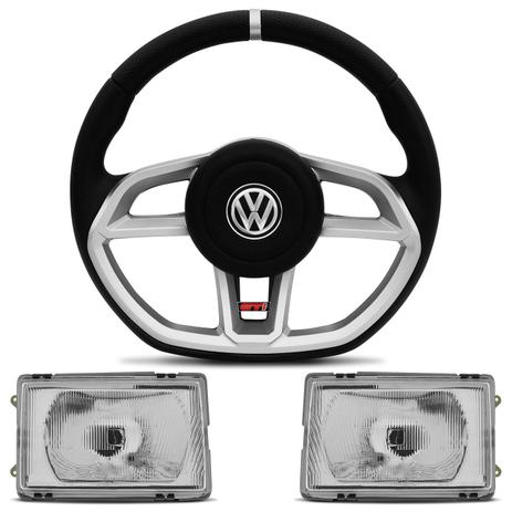 Par Farol Gol Saveiro 87 88 89 90 Máscara Cromada + Volante Golf GTI 500CV - Prime é ruim? Par Farol Gol Saveiro 87 88 89 90 Máscara Cromada + Volante Golf GTI 500CV - Prime é boa?