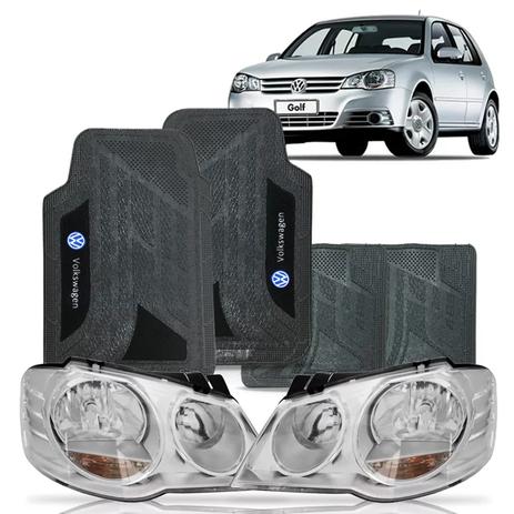 Par farol golf 2007 a 2011 cromado s/ aux + jogo tapete pvc - Sp acessórios Menor preço em Par farol golf 2007 a 2011 cromado s/ aux + jogo tapete pvc - Sp acessórios
