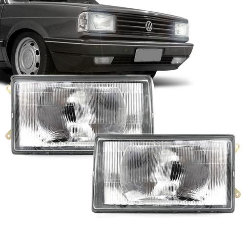 Par Farol Maior Parati Voyage Gol GTI GTS 1987 1988 1989 1990 Lente Vidro - Rcd Menor preço em Par Farol Maior Parati Voyage Gol GTI GTS 1987 1988 1989 1990 Lente Vidro - Rcd