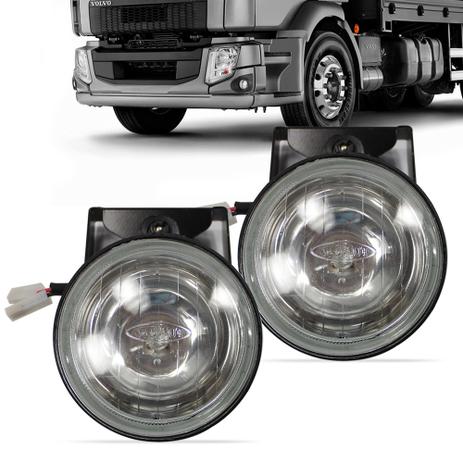 Par Farol Milha Caminhao Volvo Nh12 Vm17 Vm23 05/ Lente Vidro Auxiliar 105mm - Fortluz Menor preço em Par Farol Milha Caminhao Volvo Nh12 Vm17 Vm23 05/ Lente Vidro Auxiliar 105mm - Fortluz