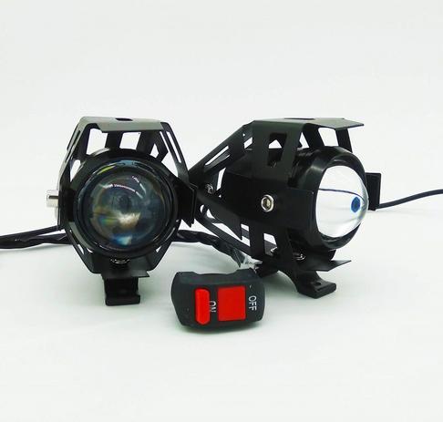 Par Farol Milha LED Auxiliar Neblina Moto Universal Com Interruptor - Lelong Menor preço em Par Farol Milha LED Auxiliar Neblina Moto Universal Com Interruptor - Lelong