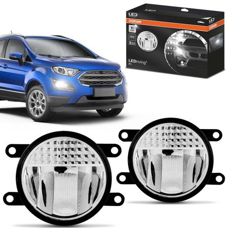 Par Farol Milha LED Ecosport 2013 2014 2015 2016 2017 2018 LEDriving FOGLight Auxiliar Neblina - Osram Menor preço em Par Farol Milha LED Ecosport 2013 2014 2015 2016 2017 2018 LEDriving FOGLight Auxiliar Neblina - Osram