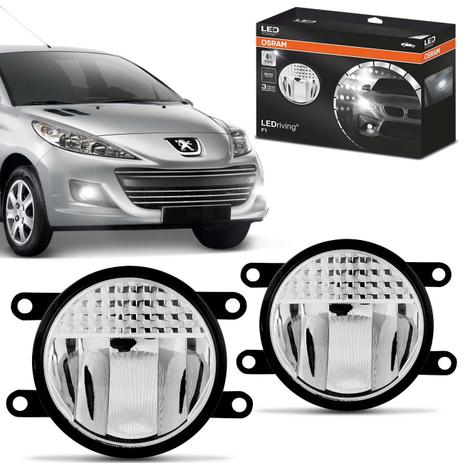 Par Farol Milha LED Peugeot 207 2006 2007 2008 2009 2010 LEDriving FOGLight Auxiliar Neblina - Osram Menor preço em Par Farol Milha LED Peugeot 207 2006 2007 2008 2009 2010 LEDriving FOGLight Auxiliar Neblina - Osram