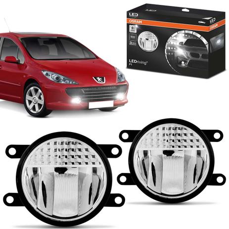 Par Farol Milha LED Peugeot 307 2006 2007 2008 2009 2010 LEDriving FOGLight Auxiliar Neblina - Osram Menor preço em Par Farol Milha LED Peugeot 307 2006 2007 2008 2009 2010 LEDriving FOGLight Auxiliar Neblina - Osram