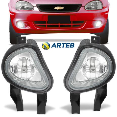 Par Farol Millha Corsa Wind Hatch Sedan Wagon 00 a 02 Classic 00 A 10 Auxiliar Original Arteb Menor preço em Par Farol Millha Corsa Wind Hatch Sedan Wagon 00 a 02 Classic 00 A 10 Auxiliar Original Arteb