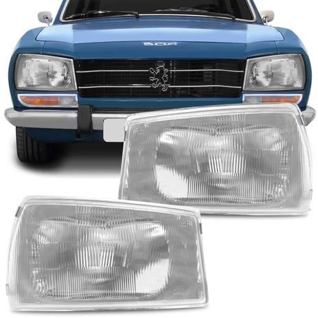 Par Farol Peugeot 504 1991 1992 1993 1994 1995 1996 1997 1998 Máscara Cromada Foco Simples - Prime Menor preço em Par Farol Peugeot 504 1991 1992 1993 1994 1995 1996 1997 1998 Máscara Cromada Foco Simples - Prime