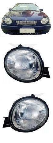 Par Farol Toyota Corolla Europeu 1997 1998 1999 Menor preço em Par Farol Toyota Corolla Europeu 1997 1998 1999