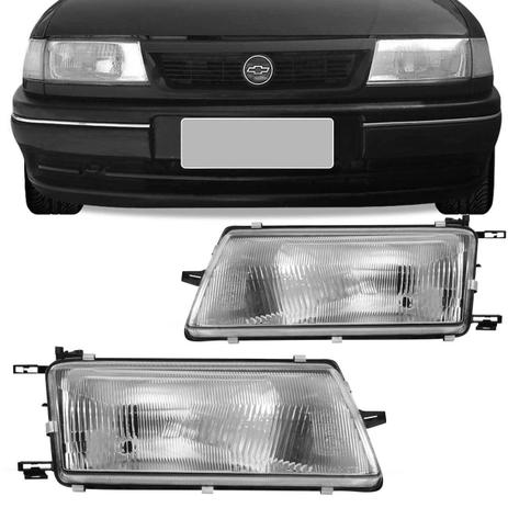 Par Farol Vectra 1993 1994 1995 1996 Máscara Cromada Foco Simples - Prime Menor preço em Par Farol Vectra 1993 1994 1995 1996 Máscara Cromada Foco Simples - Prime
