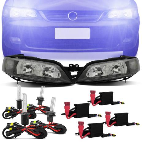 Par Farol Vectra Milenium 00 01 02 03 04 05 Serve 97 98 99 Máscara Negra + 2 Kit Xênon 8000K - Kit prime Menor preço em Par Farol Vectra Milenium 00 01 02 03 04 05 Serve 97 98 99 Máscara Negra + 2 Kit Xênon 8000K - Kit prime