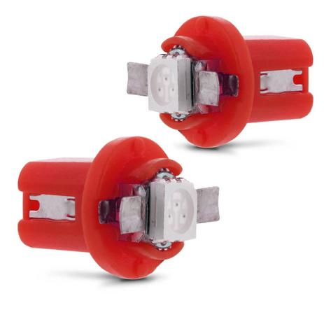 Par Lâmpada 1 LED B8.5 0,20W 12V Vermelho Aplicação no Painel - Mixcom Menor preço em Par Lâmpada 1 LED B8.5 0,20W 12V Vermelho Aplicação no Painel - Mixcom
