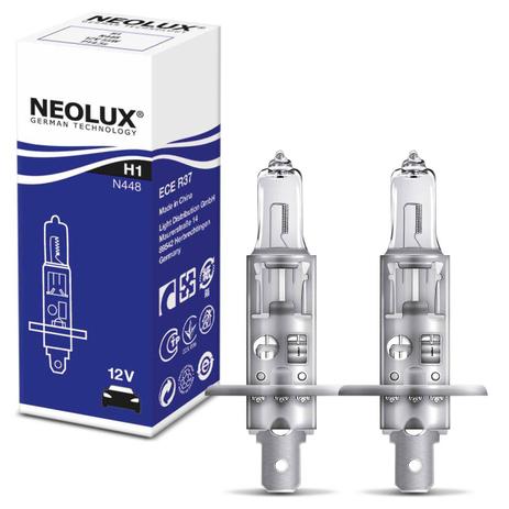 Par Lâmpada Halógena H1 3200K 55W 12V Neolux Standard Menor preço em Par Lâmpada Halógena H1 3200K 55W 12V Neolux Standard