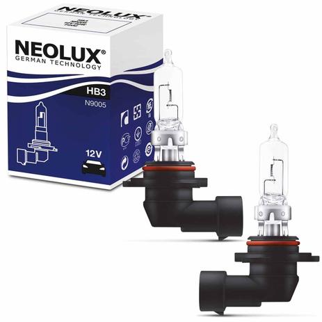 Par Lâmpada Halógena HB3 9005 3200K 60W 12V Neolux Standard Menor preço em Par Lâmpada Halógena HB3 9005 3200K 60W 12V Neolux Standard