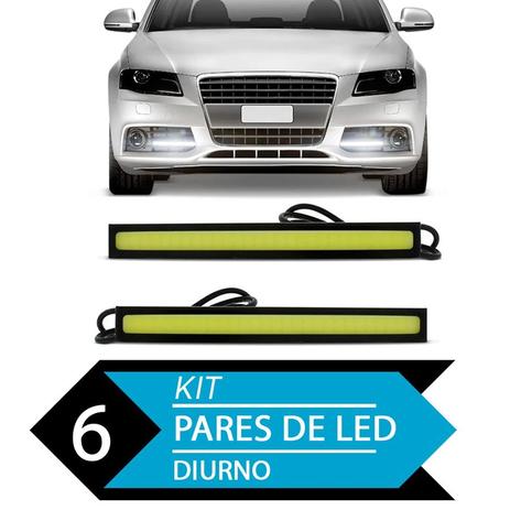 Par Lâmpada Led Auxiliar Dia Drl Multilaser Au819 6000k 10w Menor preço em Par Lâmpada Led Auxiliar Dia Drl Multilaser Au819 6000k 10w