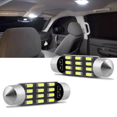 Par Lâmpada LED Torpedo 12 Leds 41MM 12V 4W Branca para Luz de Teto e Luz de Placa - Mixcom Menor preço em Par Lâmpada LED Torpedo 12 Leds 41MM 12V 4W Branca para Luz de Teto e Luz de Placa - Mixcom