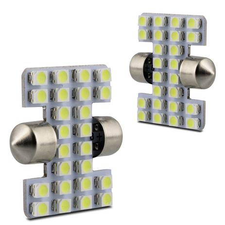 Par Lâmpada LED Torpedo 31MM 24SMD1210 24 LEDs 5W Luz de Teto Branca - M.x. é boa?