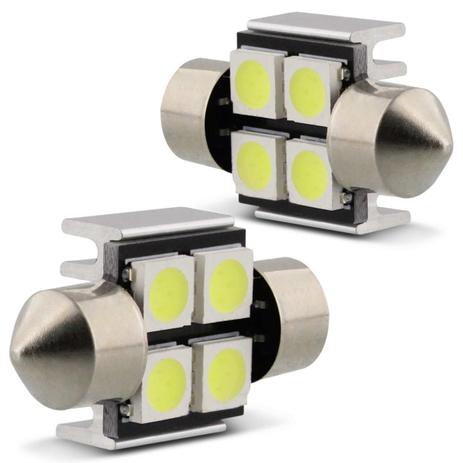 Par Lâmpada LED Torpedo 31mm 4SMD5050 1,5W 12V Luz Teto - M.x. Menor preço em Par Lâmpada LED Torpedo 31mm 4SMD5050 1,5W 12V Luz Teto - M.x.
