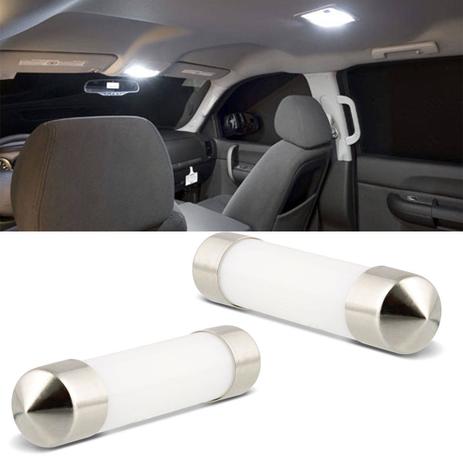 Par Lâmpada LED Torpedo 39MM Tubo 360 3W 12V Branca Aplicação Luz de Teto e Placa - M.x. Menor preço em Par Lâmpada LED Torpedo 39MM Tubo 360 3W 12V Branca Aplicação Luz de Teto e Placa - M.x.