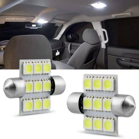 Par Lâmpada LED Torpedo 9 Leds 36MM 12V 2,5W Branca para Luz de Teto e Luz de Placa - Mixcom Menor preço em Par Lâmpada LED Torpedo 9 Leds 36MM 12V 2,5W Branca para Luz de Teto e Luz de Placa - Mixcom