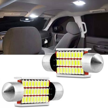 Par Lâmpada LED Torpedo Canbus 27SMD3014 27 Leds 36MM 12V 2,7W Branca Luz de Teto e Luz de Placa - M.x. Menor preço em Par Lâmpada LED Torpedo Canbus 27SMD3014 27 Leds 36MM 12V 2,7W Branca Luz de Teto e Luz de Placa - M.x.