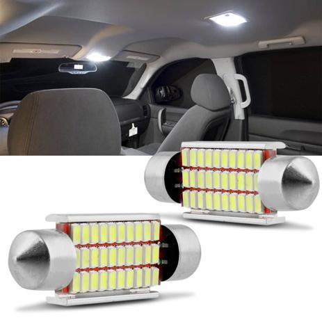 Par Lâmpada LED Torpedo Canbus 30SMD3014 30 Leds 39MM 12V 3W Branca Luz de Teto e Luz de Placa - M.x. Menor preço em Par Lâmpada LED Torpedo Canbus 30SMD3014 30 Leds 39MM 12V 3W Branca Luz de Teto e Luz de Placa - M.x.