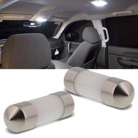 Par Lâmpada LED Torpedo Tubo 360 31MM 3W 12V Luz de Teto e Placa Branca - M.x. Menor preço em Par Lâmpada LED Torpedo Tubo 360 31MM 3W 12V Luz de Teto e Placa Branca - M.x.