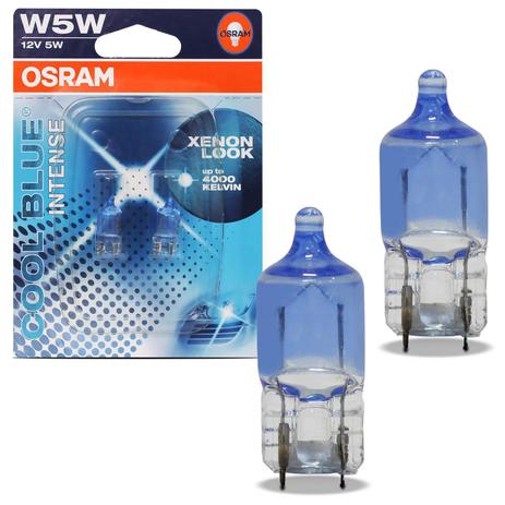 Par Lâmpada Osram Pingo W5W Cool Blue Intense 4000k 5W 12V Efeito Xenon Menor preço em Par Lâmpada Osram Pingo W5W Cool Blue Intense 4000k 5W 12V Efeito Xenon