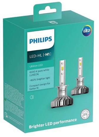 Par Lâmpada Philips Ultinon Led H1 6200k Super Branca 12v Menor preço em Par Lâmpada Philips Ultinon Led H1 6200k Super Branca 12v