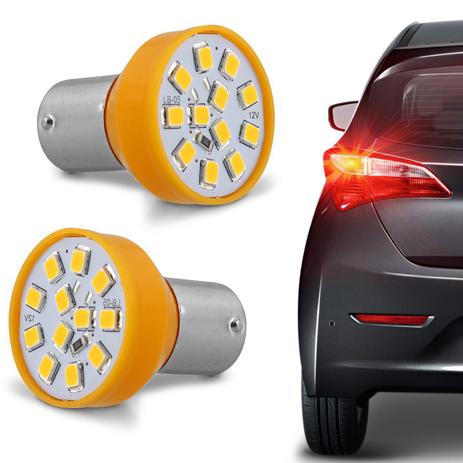 Par Lâmpadas 12 LEDs 1 Polo Trava Reta 21W 12V Luz Laranja Aplicação Pisca Seta - Autopoli Menor preço em Par Lâmpadas 12 LEDs 1 Polo Trava Reta 21W 12V Luz Laranja Aplicação Pisca Seta - Autopoli