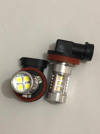 Par Lâmpadas 16 Led Cree H8 H11 Farol Neblina Milha Drl - Super led Menor preço em Par Lâmpadas 16 Led Cree H8 H11 Farol Neblina Milha Drl - Super led