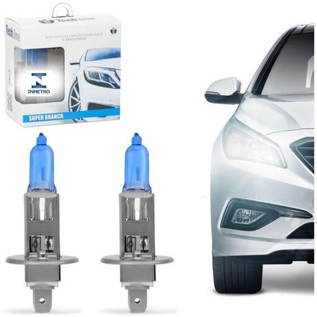 Par Lampadas Farol H1 8500K Super Brancas Tech One Inmetro - Techone é boa?