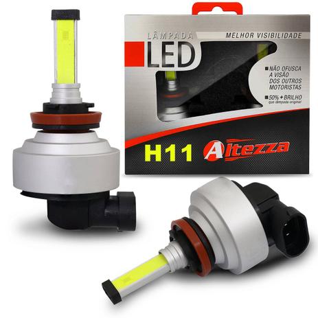 Par Lâmpadas LED Altezza H11 6500K 12V e 24V 30W 2000 Lúmens Efeito Xenon Plug and Play Menor preço em Par Lâmpadas LED Altezza H11 6500K 12V e 24V 30W 2000 Lúmens Efeito Xenon Plug and Play