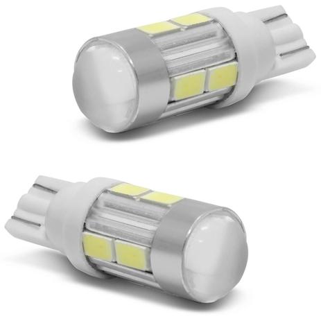 Par Lâmpadas LED Pingo T10 1 Polo 10 LEDs 12V 5W Luz Branca Aplicação Farol - F.s. Menor preço em Par Lâmpadas LED Pingo T10 1 Polo 10 LEDs 12V 5W Luz Branca Aplicação Farol - F.s.