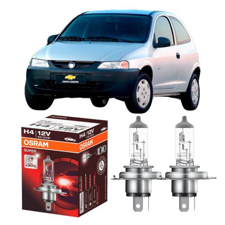 Par lampadas Osram Super 30 + luz Chevrolet Celta 00-05 é boa?