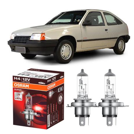 Par lampadas Osram Super 30 + luz Chevrolet Kadett Todos é boa?