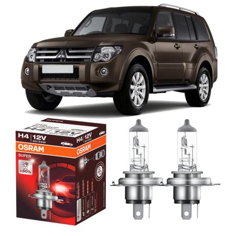 Par lampadas Osram Super 30 + luz Mitsubishi Pajero Farol Simples todos é boa?